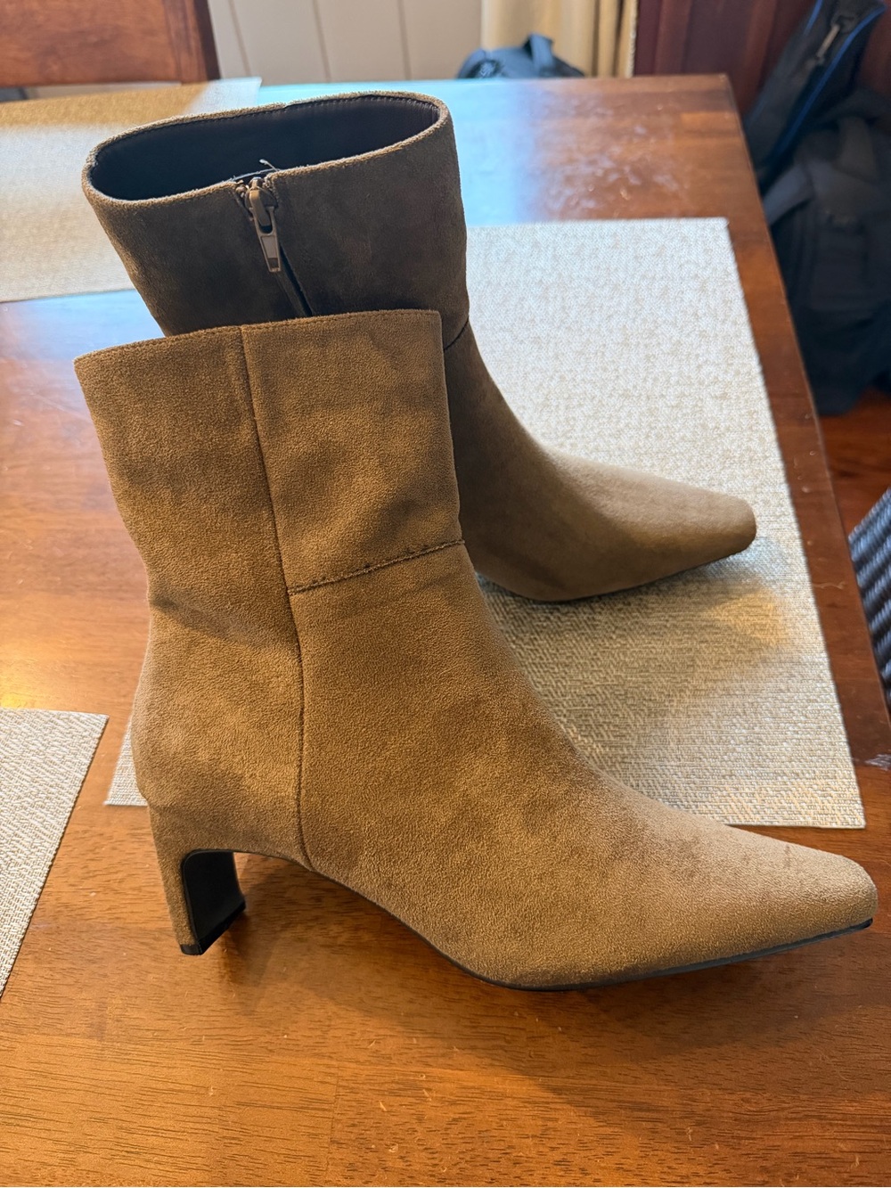 Zara heeled boot